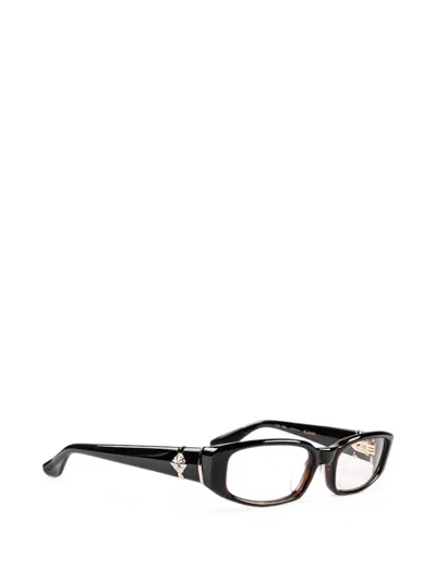 Chrome Hearts Her Rectangle-frame Glasses In Multi