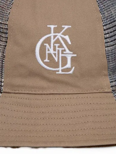 Kangol Checked Panel Hat In Multi