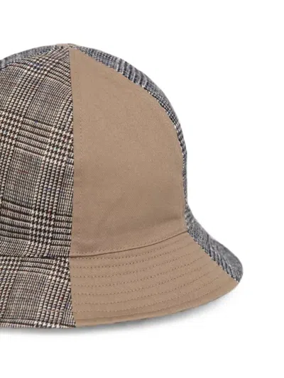 Kangol Checked Panel Hat In Multi