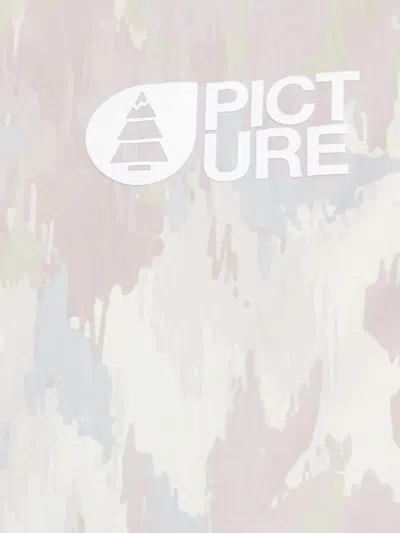 Picture Patterned Hooded Jacket In Multi