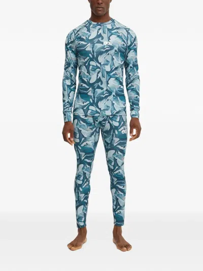 Picture Abstract-print Base Layer In Multi