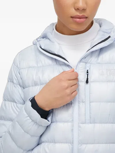 Picture Mid Puff Pertex Feather Jacket In Blue