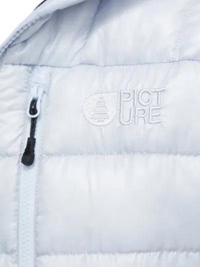 Picture Mid Puff Pertex Feather Jacket In Blue