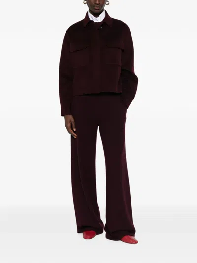 Bompard Double-sided Flap-pocket Jacket In Red