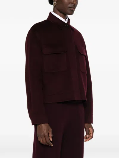 Bompard Double-sided Flap-pocket Jacket In Red