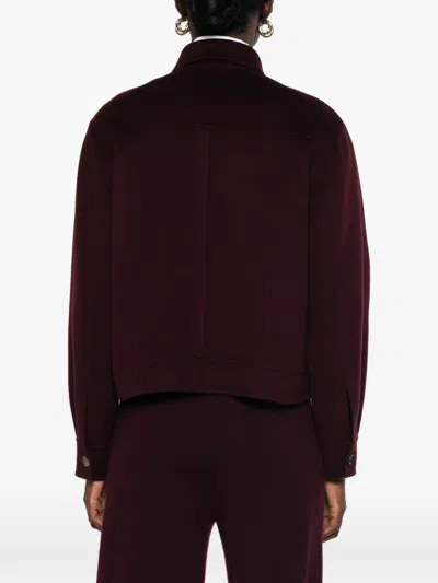 Bompard Double-sided Flap-pocket Jacket In Red