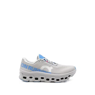 On Cloudmster 1 Logo-print Sneakers In Grey