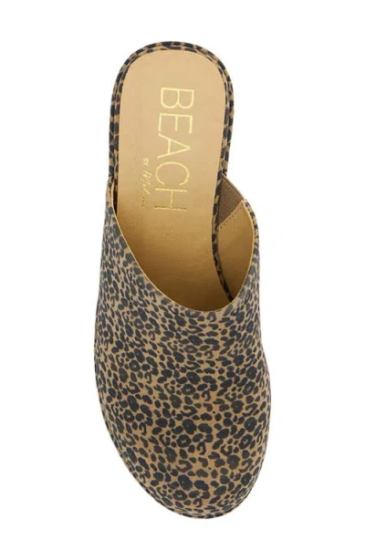Matisse Jayde Platform Pump In Tan Leopard Fabric