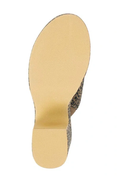Matisse Jayde Platform Pump In Tan Leopard Fabric