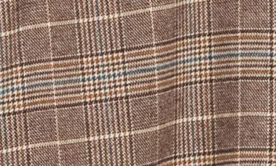Democracy Zip Bubble Hem Jacket In Plaid Multi