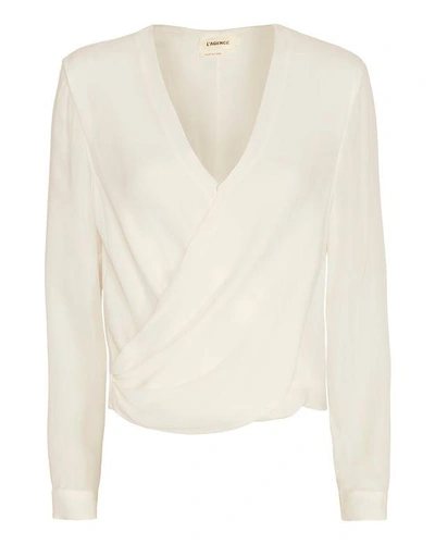 Shop L Agence Gia Cross Front Blouse