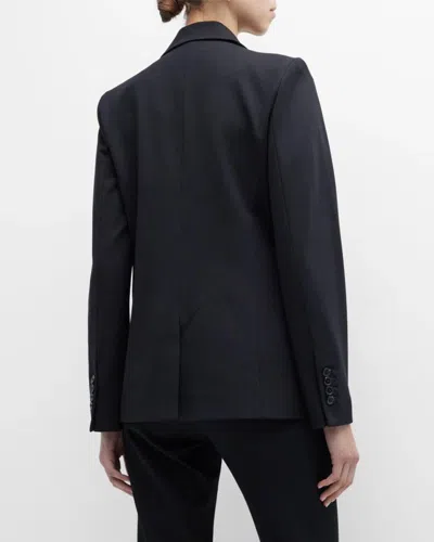 Kobi Halperin Collette Peak-lapel Single-button Jacket In Black