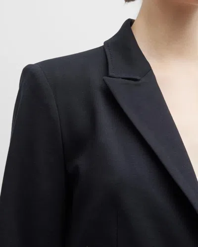 Kobi Halperin Collette Peak-lapel Single-button Jacket In Black
