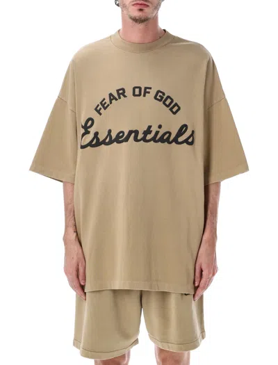 Essentials Training 90s Logo-print T-shirt In Brown