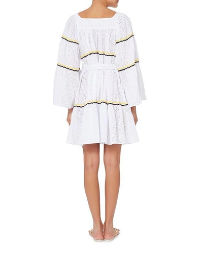 Shop Lisa Marie Fernandez Peasant Eyelet Dress