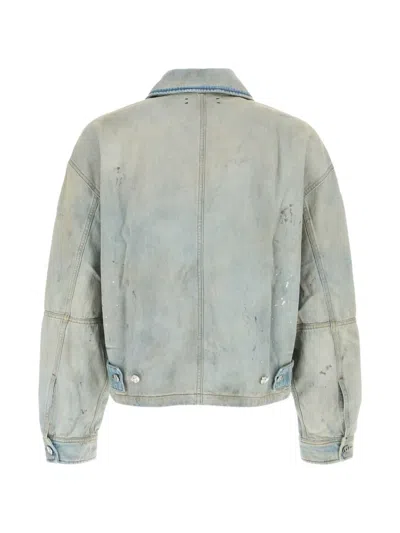 Amiri Distressed-effect Denim Jacket In Blue