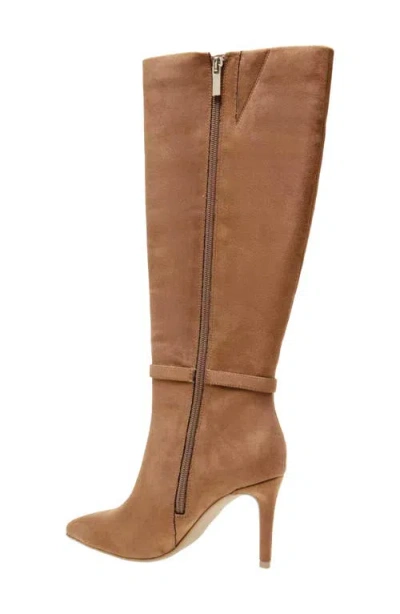 Bcbgeneration Abbin Belt Shaft Tall Boot In Tan