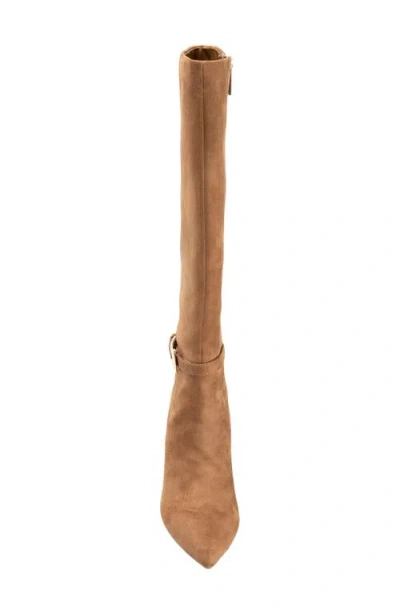 Bcbgeneration Abbin Belt Shaft Tall Boot In Tan