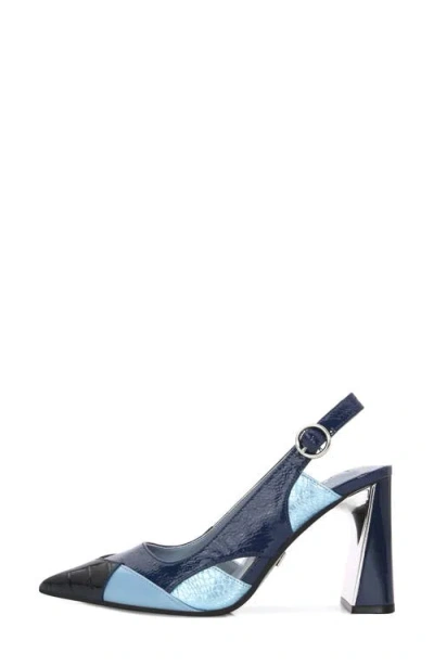 Ninety Union Francis Slingback Pump In Navy Multi
