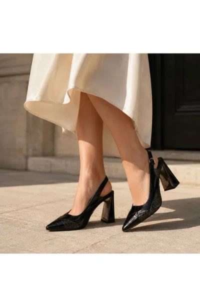 Ninety Union Francis Slingback Pump In Black Multi