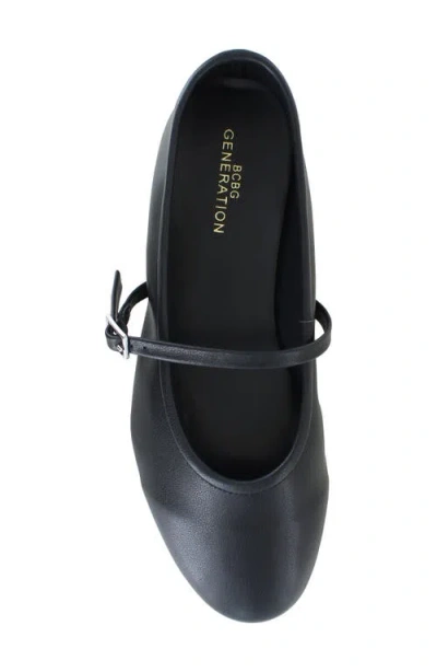 Bcbgeneration Danila Mary Jane Flat In Black