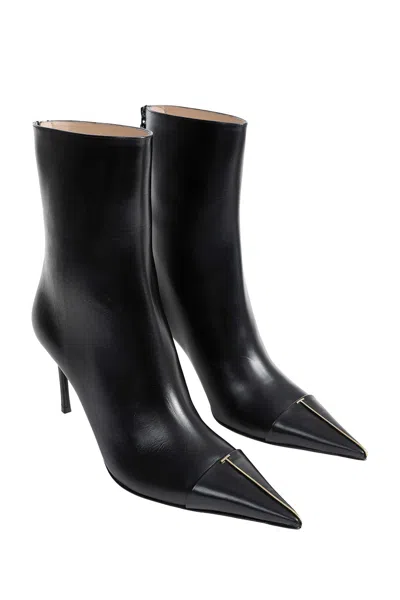 Tom Ford T Ankle Boots In Black