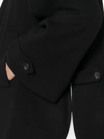 Tagliatore Button-cuff Flared Jacket In Black