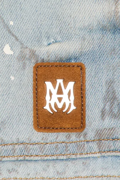 Amiri Denim Work Jacket In Blue