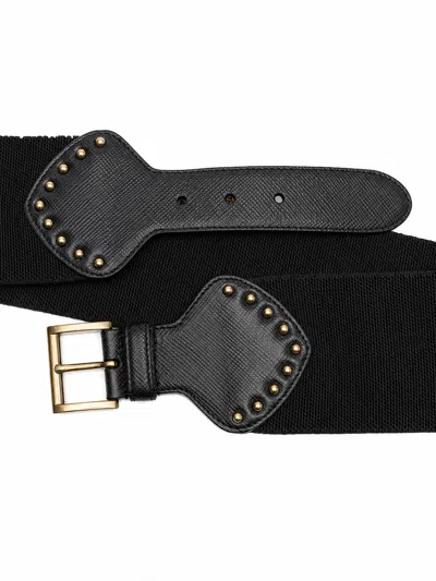 Prada Buckle Belt In Black