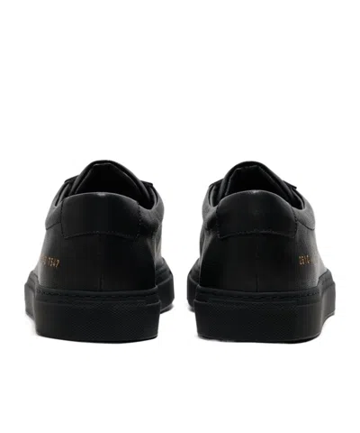 Common Projects Achilles Premium Sneakers In Black
