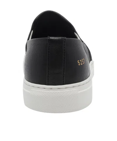 Common Projects Minimal Slip On Sneakers In Black