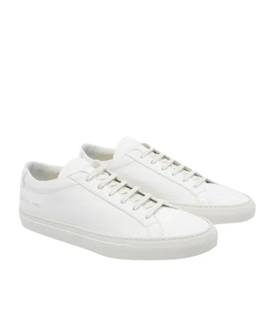 Common Projects Lace-up Low-top Sneakers In White