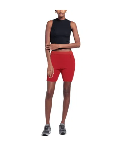 Jacquemus Solid-colored Knit Shorts In Red