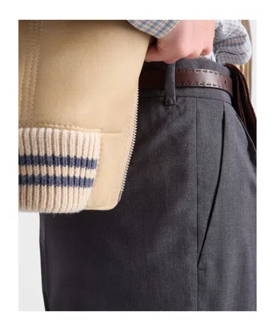 Prada Light Mohair Pants In Gray