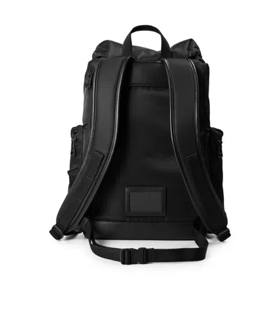 Moncler Kenton Drill Nylon Backpack With Logo Patch In Black