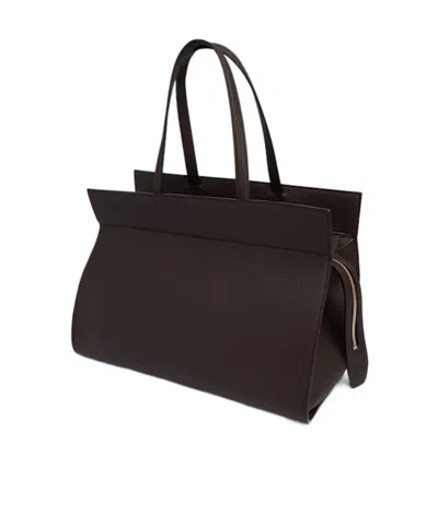 Khaite Double Handle Tote In Black