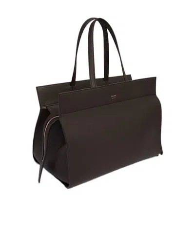 Khaite Double Handle Tote In Black