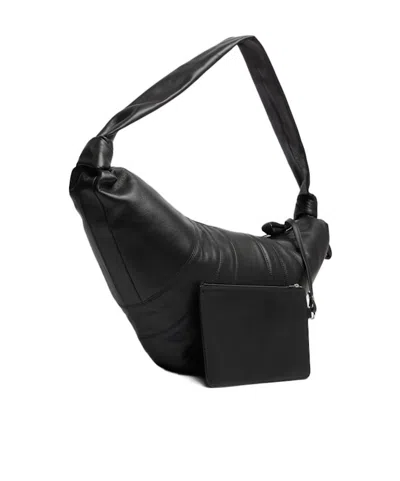 Lemaire Shoulder Bag With Single Handle In Black