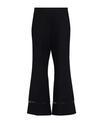 Khaite Wallace Flared Poly Pants In Red