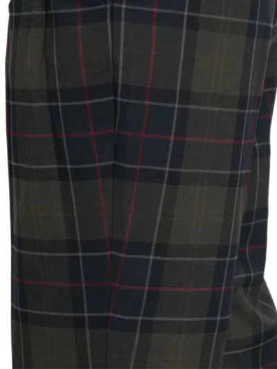 Barbour Checked Straight-leg Trousers In Multi