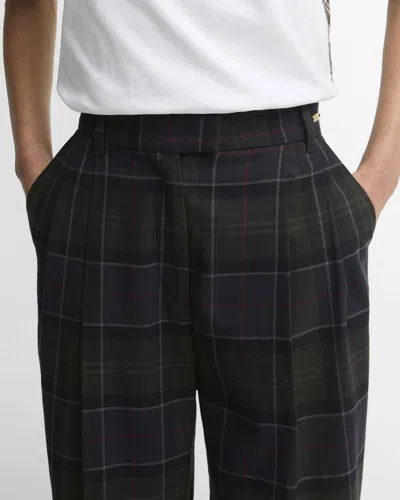 Barbour Checked Straight-leg Trousers In Multi