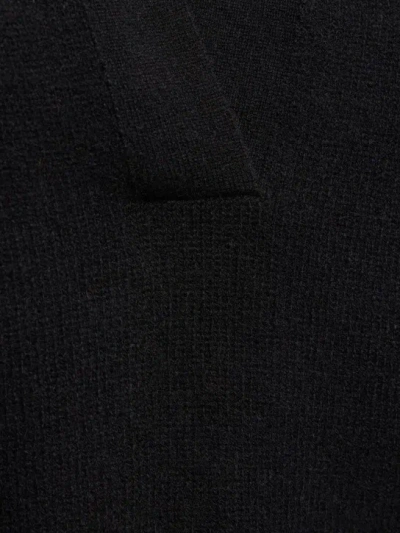 Khaite V-neck Pullover In Black
