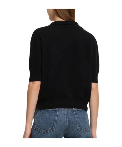 Khaite V-neck Pullover In Black