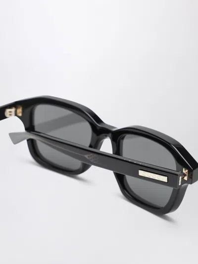 Gucci Mini Rectangular Acetate Sunglasses In Black