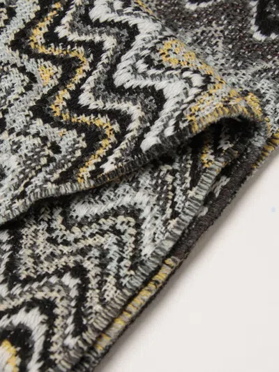 Missoni Zigzag-pattern Wool Scarf In Multi