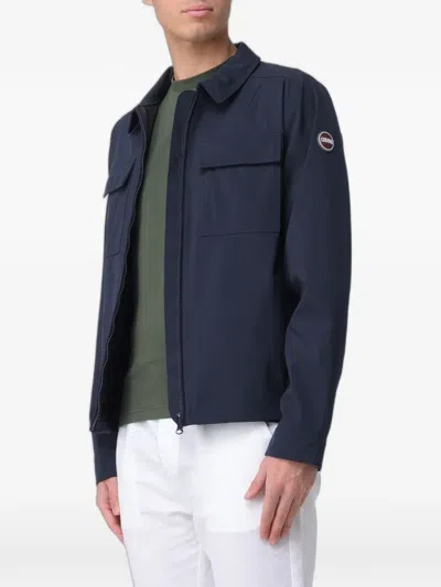 Colmar Zip-up Flap-pocket Jacket In Blue