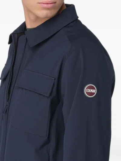 Colmar Zip-up Flap-pocket Jacket In Blue