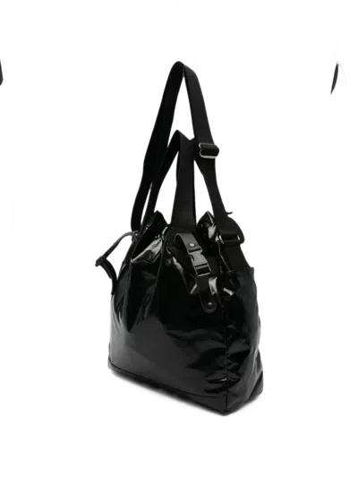 Jack Gomme Glossy Drawstring Shoulder Bag In Pink