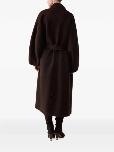 Liu •jo Oversized Wool Coat In Purple