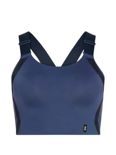 On Performance Flex Sports Bra In Blue